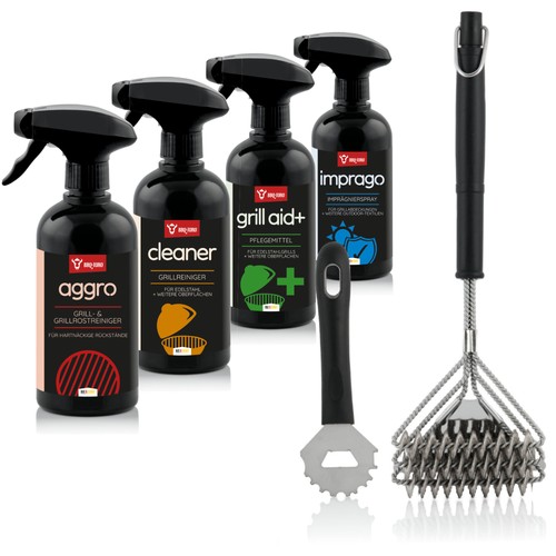 Grillreiniger pflege set - grillreiniger,