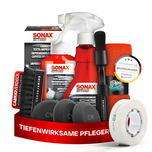 Sonax cabrioverdeck pflege - sonax, set